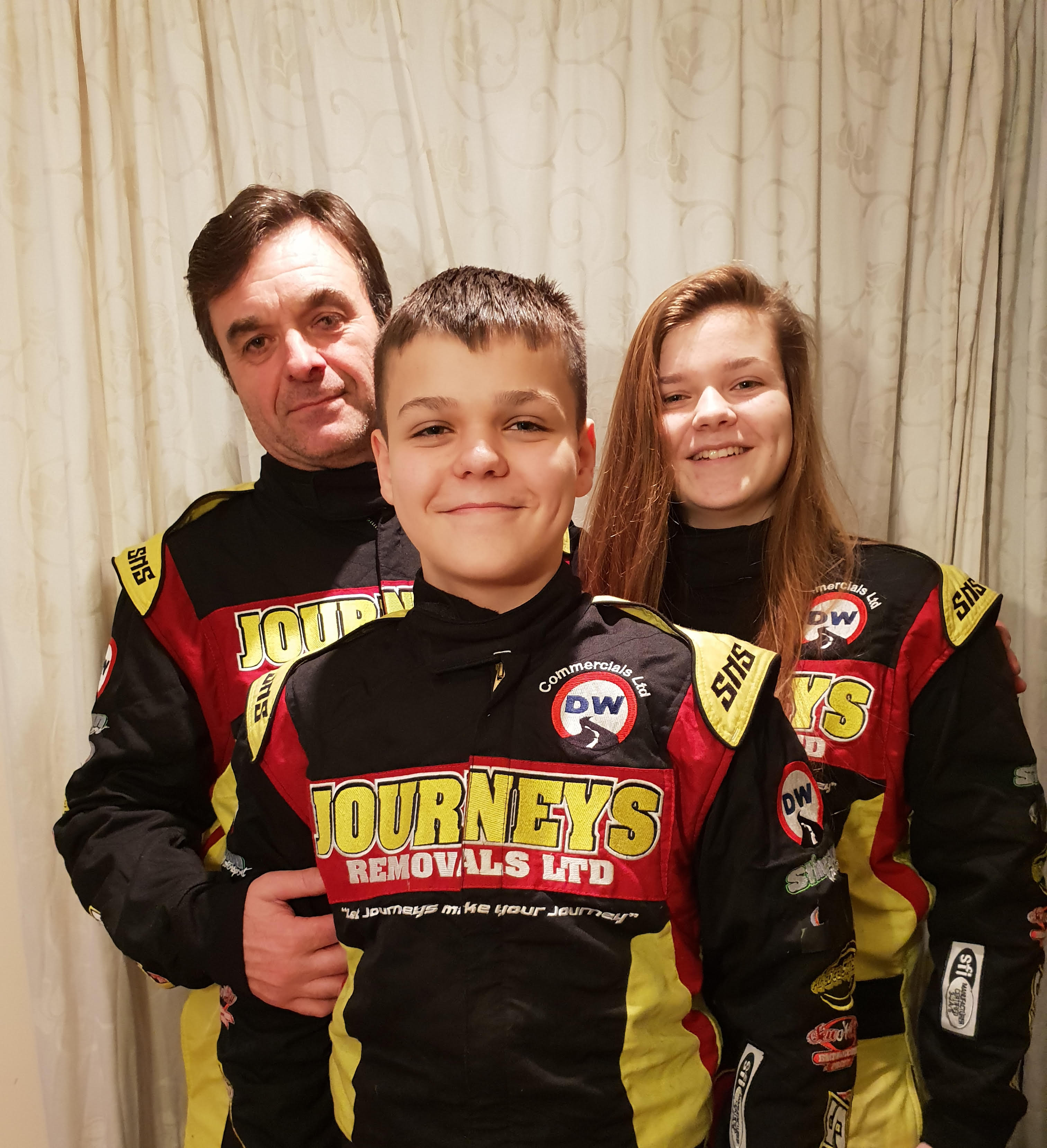 Father and Daughter take to the grid